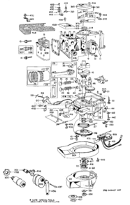 Part Location Diagram of 220965 Briggs and Stratton Bracket-Control Casing